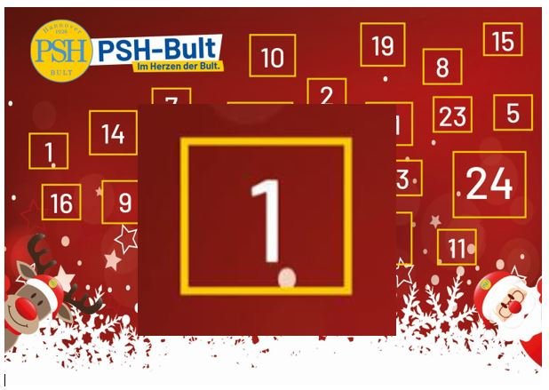 1. Türchen geöffnet