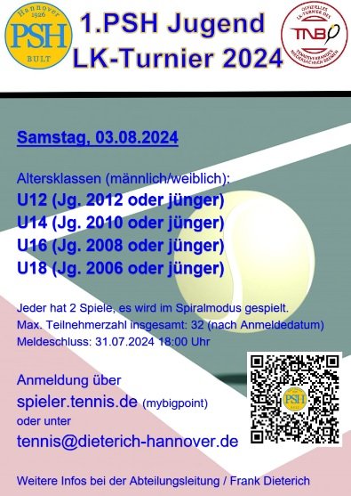 Tennis - Jugend-LK-Turnier