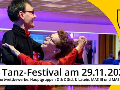TANZTURNIER: kleines TTC TANZ-FESTIVAL 2025 AM 29.11.2025 (INFOS & ERGEBNISSE ONLINE)