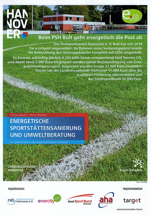 Auszeichnung pro Klima - PSH denkt an die Zukunft