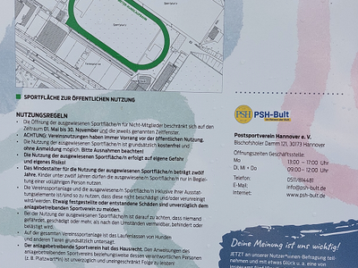 Öffentliche Nutzung von Sportanlagen