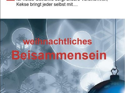 weihnachtsliches Beisammensein am 08.12.2014, für Mitglieder